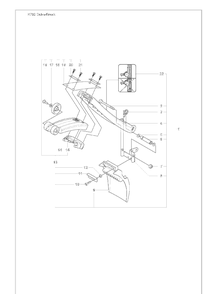 Part Location Diagram of 544032201 Husqvarna Plate