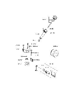 Lubrication equipment Diagram and Parts List for YTH18K46-96043021800  Husqvarna Lawn Tractor