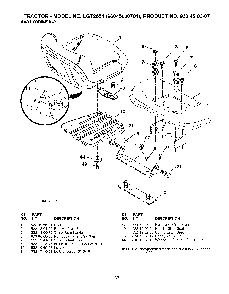 Seat Diagram and Parts List for LGT265496045000701 2008-01 Husqvarna Lawn Tractor