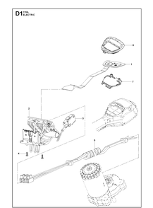 Electrical 2 Diagram and Parts List for 115IL  Husqvarna Edger