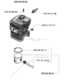 Page I Diagram and Parts List for 49 1996-01 Husqvarna Chainsaw