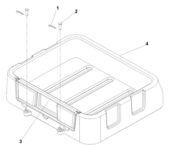 Utility Box Diagram and Parts List for CZ3815 (968999245)(2006-08) Husqvarna Lawn Mower