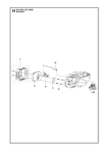 Part Location Diagram of 598684561 Husqvarna Choke valve control