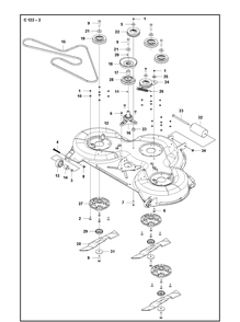 Part Location Diagram of 594963901 Husqvarna Belt
