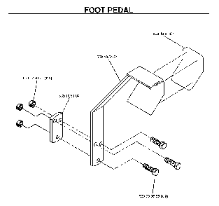 Pedals Diagram and Parts List for BZ34C (968999316)(2006-04) Husqvarna Lawn Tractor
