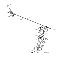 Control Panel And Discharge Chute 5 Diagram and Parts List for 15530SBLS 2009-08 Husqvarna Snow Blower