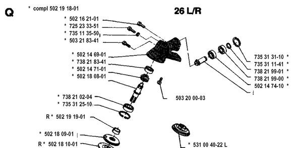 Part Location Diagram of 738218341 Husqvarna 
