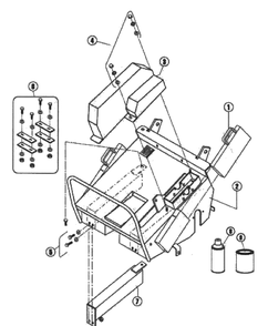 Part Location Diagram of 540007404 Husqvarna Decal kit, AR25