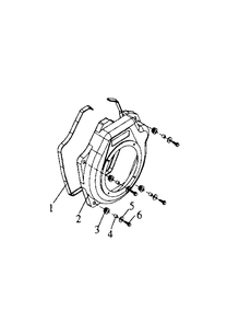 Cover Diagram and Parts List for TF544  Husqvarna Cultivator