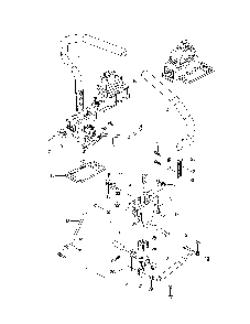 Steering Diagram and Parts List for 967844601-00  Husqvarna Lawn Mower