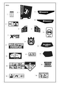 Part Location Diagram of 546540701 Husqvarna Decal