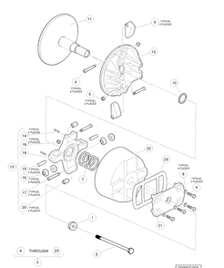 Part Location Diagram of 603001294 Husqvarna Bolt, M10 X 1.5 X 160