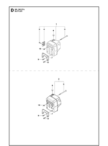 Part Location Diagram of 544960401 Husqvarna Spark Arrester