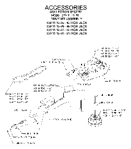 Accessories Diagram and Parts List for IZ5224TLKOA (968999332)(2005-12) Husqvarna Lawn Tractor