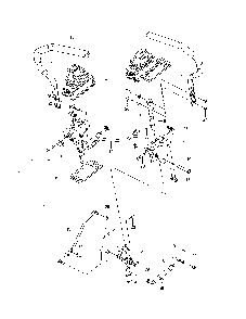 Steering Diagram and Parts List for 967262401-00  Husqvarna Lawn Mower