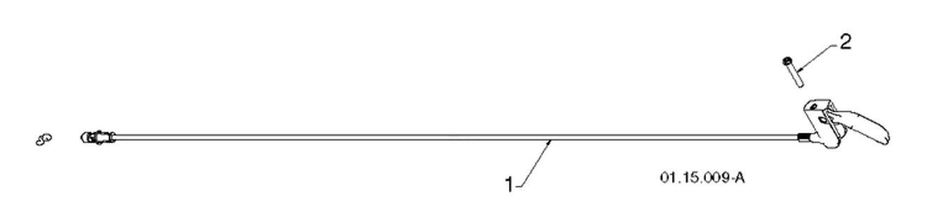 Control Panel And Discharge Chute 2 Diagram and Parts List for 14527E (96193007500)(2011-06) Husqvarna Snow Blower