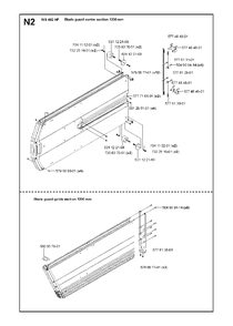 Guards 1200mm Diagram and Parts List for WS482HF (00000001275 - 20134501536)(2012-07) Husqvarna Circular Saw