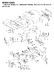 Chassis And Enclosures Diagram and Parts List for YTH180 (HEYTH180A, 954820141)(1998-12) Husqvarna Lawn Tractor