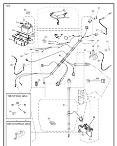 Electrical Diagram and Parts List for 2754GLS (96043004700)(2011-09) Husqvarna Lawn Tractor