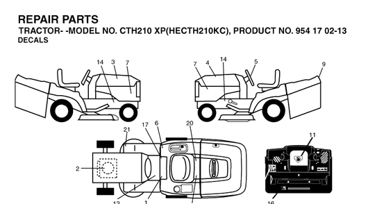Part Location Diagram of 532191598 Husqvarna 