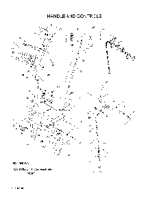Handle And Controls Diagram and Parts List for WH3615966947001 2008-08 Husqvarna Lawn Mower