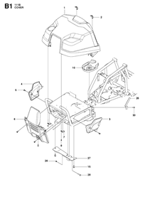 Part Location Diagram of 525881101 Husqvarna No Description Available
