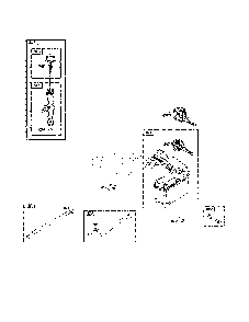 Fuel supply/lubrication Diagram and Parts List for HU775H-96145000700  Husqvarna Lawn Mower