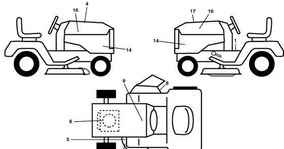 Part Location Diagram of 532436547 Husqvarna Manual, Owner's (English)