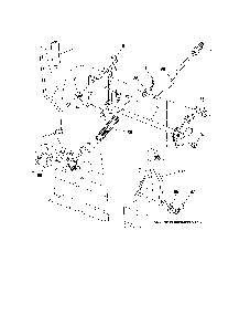 Mower lift Diagram and Parts List for YTH22V46-96043018101  Husqvarna Lawn Tractor