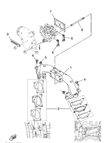 Part Location Diagram of 596843901 Husqvarna Manifold