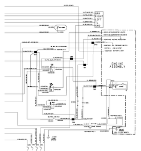 Wiring- Gasoline Vehicles, Single Pieces Image 2 Diagram and Parts List for HUV4421GXP 2009 Husqvarna Lawn Tractor