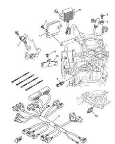 Part Location Diagram of 596844401 Husqvarna Switch