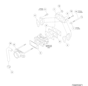 Carburetor Installation Kawasaki Gasoline Vehicles Diagram and Parts List for HUV4421GXP 2006-11 Husqvarna Lawn Tractor