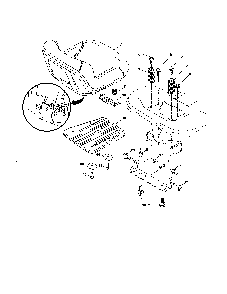 Seat Diagram and Parts List for YTA22V46-96045005100  Husqvarna Lawn Tractor