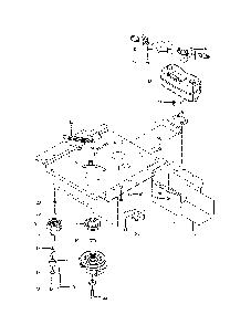 Engine mounting/guards/muffler Diagram and Parts List for 967262401-00  Husqvarna Lawn Mower