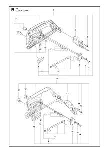 Part Location Diagram of 590105101 Husqvarna Worm Wheel