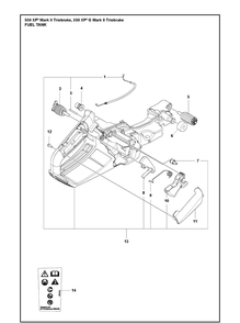 Part Location Diagram of 590377401 Husqvarna Antivibration Element