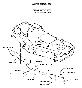 Accessories Diagram and Parts List for BZ34C (968999316)(2006-04) Husqvarna Lawn Tractor