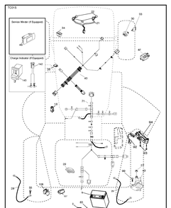 Electrical Diagram and Parts List for TC138M (96051017800)(2018-07) Husqvarna Lawn Tractor