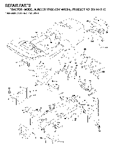 Chassis And Enclosures Diagram and Parts List for YT180 (954140009A)(1997-01) Husqvarna Lawn Tractor