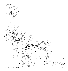 Steering Diagram and Parts List for YTH200TWIN (96041006402)(2010-01) Husqvarna Lawn Tractor