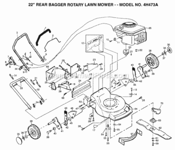 Part Location Diagram of 700361X479 Husqvarna PLATE.BACK.22RD