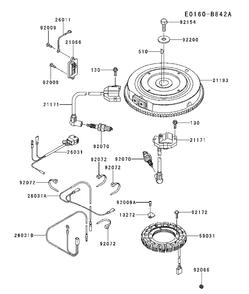 Part Location Diagram of 586623201 Husqvarna Wire-lead,l=95