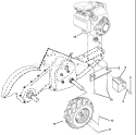Page D Diagram and Parts List for 500 HRTT A 954329318 -2003-11 Husqvarna Tiller