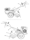 Page A Diagram and Parts List for 500RTT 500 RTT 96093000100 -2004-11 Husqvarna Tiller
