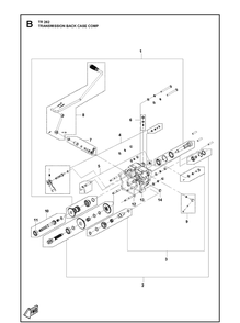 Part Location Diagram of 599348631 Husqvarna Gasket