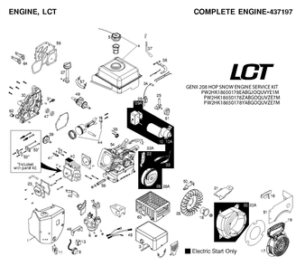 Engine Diagram and Parts List for PW2HK18650178Z  Husqvarna Engine