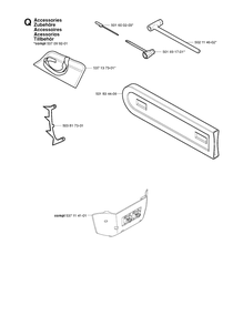 Accessories Diagram and Parts List for 336 20040100001-20051000000 Husqvarna Chainsaw