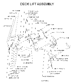 Mower Lift / Deck Lift Diagram and Parts List for IZ5224TLKOA (968999332)(2005-12) Husqvarna Lawn Tractor
