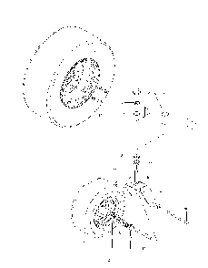 Wheels And Tires Diagram and Parts List for MZ5226BF 966690503-00, 2012-07 Husqvarna Lawn Tractor
